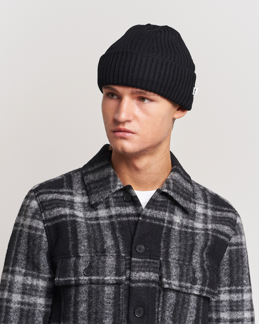 Herr | NN07 Ribbed Hat Black | NN07 | Ribbed Hat Black