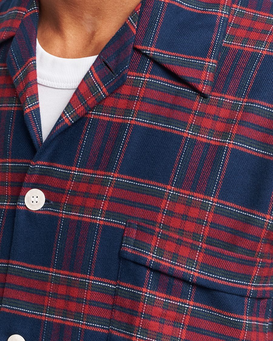 Herr | Pyjamas & Morgonrockar | Derek Rose | Cotton Flannel Checked Pyjama Set Multi
