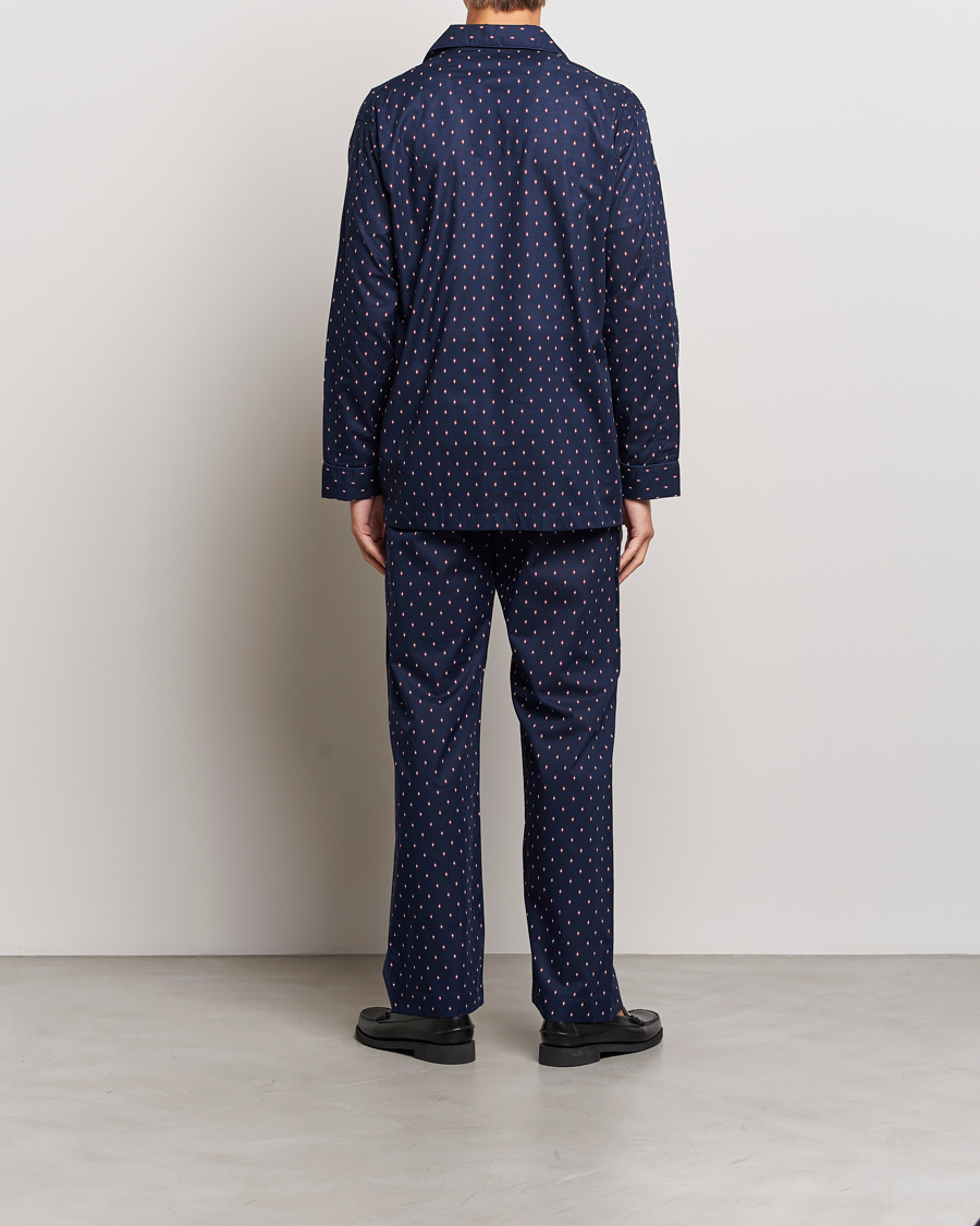Herr | Derek Rose | Derek Rose | Cotton Pyjama Set Navy