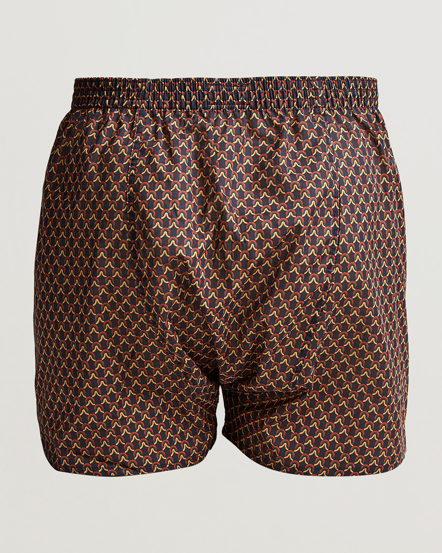 Herr |  | Derek Rose | Classic Fit Woven Cotton Boxer Shorts Multi