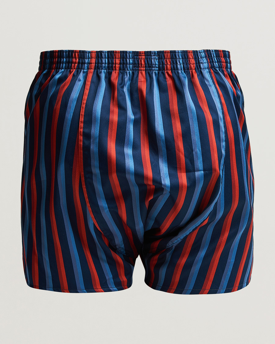 Herr | Underkläder | Derek Rose | Classic Fit Striped Cotton Boxer Shorts Multi