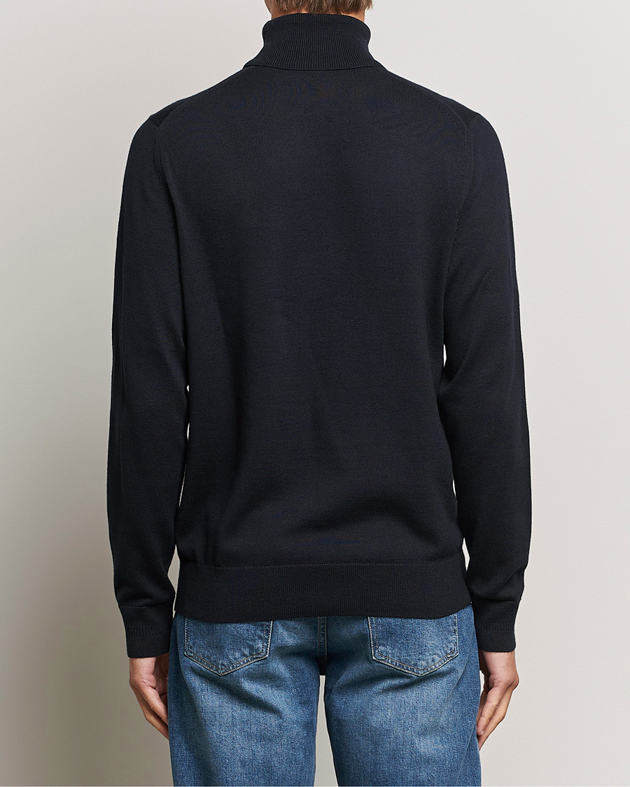 Herr | Tröjor | Fred Perry | Knitted Rollneck Jumper Navy