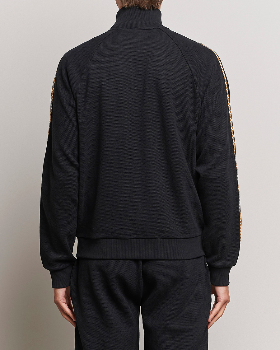 Herr | Tröjor | Fred Perry | Checkboard Taped Zip Through Jacket Black