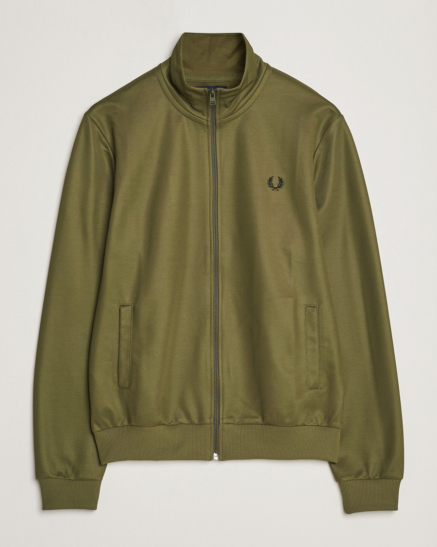 Herr | Tröjor | Fred Perry | Track Jacket Uniform Green