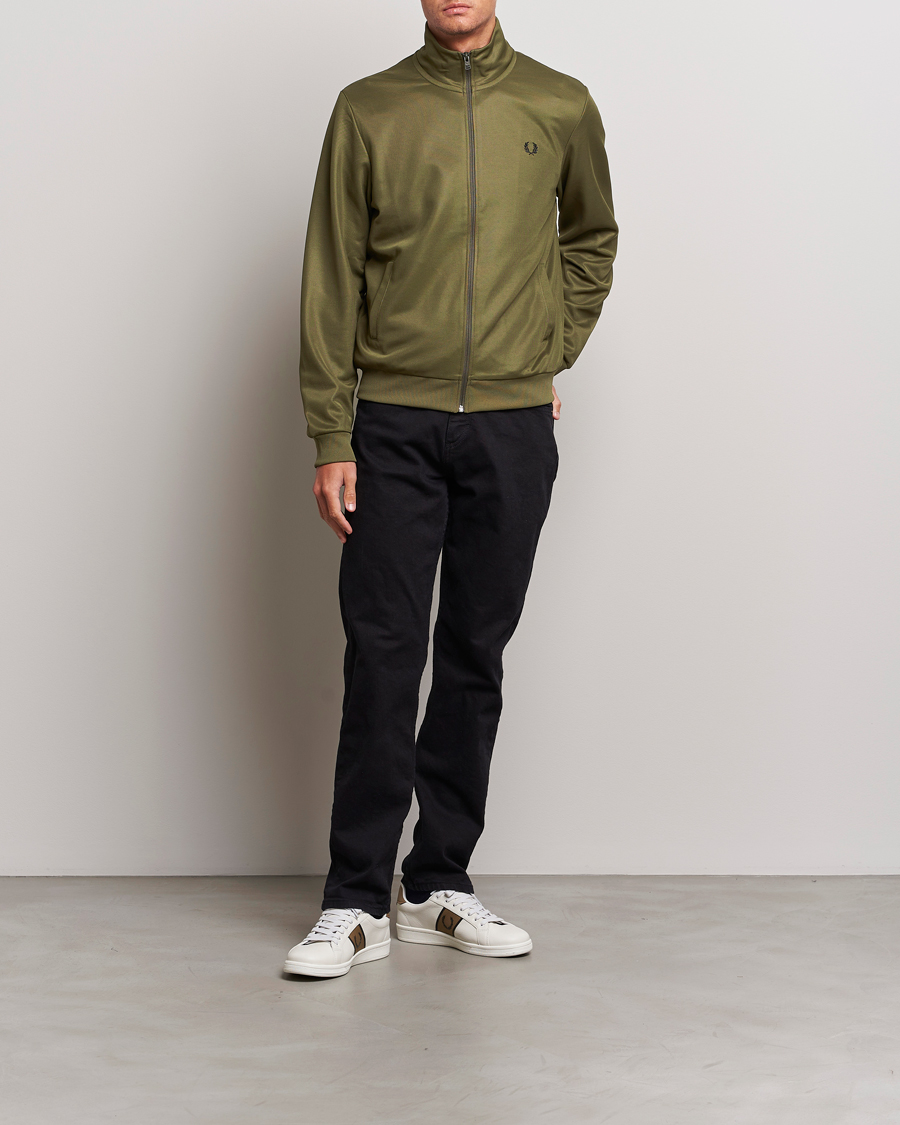 Herr | Tröjor | Fred Perry | Track Jacket Uniform Green
