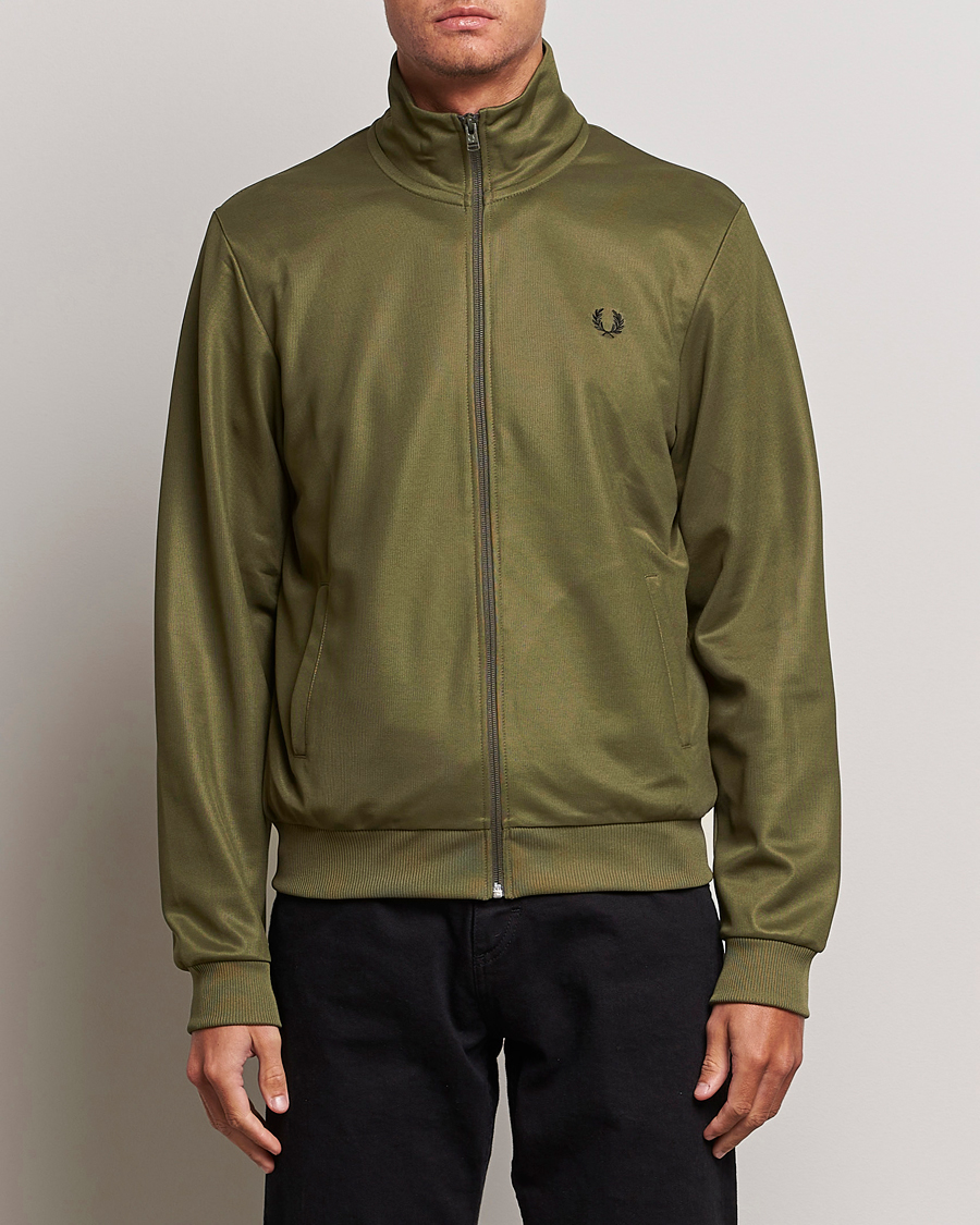 Herr | Tröjor | Fred Perry | Track Jacket Uniform Green