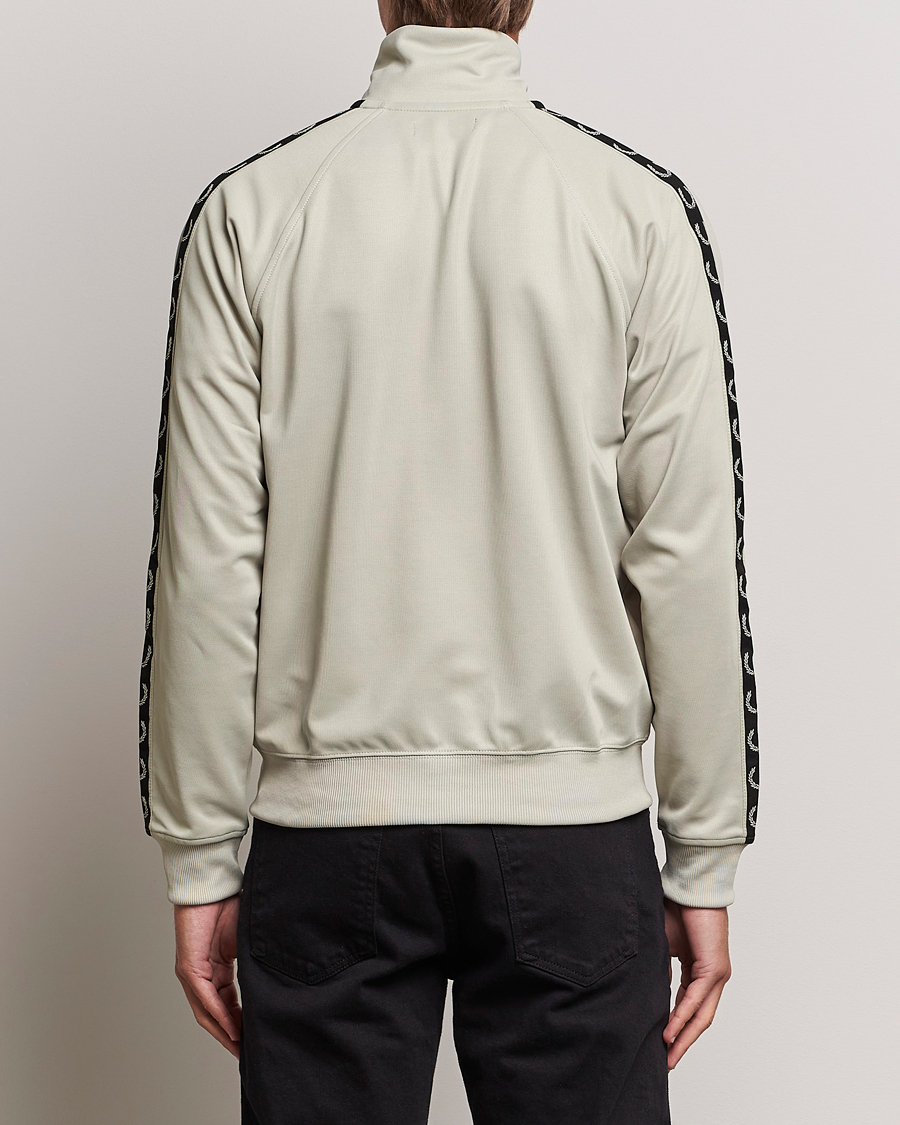 Herr | Tröjor | Fred Perry | Taped Track Jacket Light Oyster