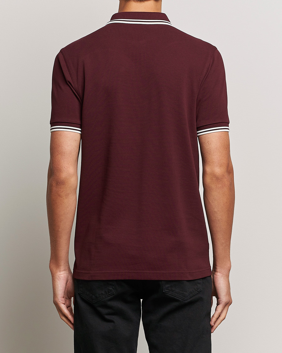 Herr | Pikéer | Fred Perry | Twin Tipped Polo Shirt Oxblood