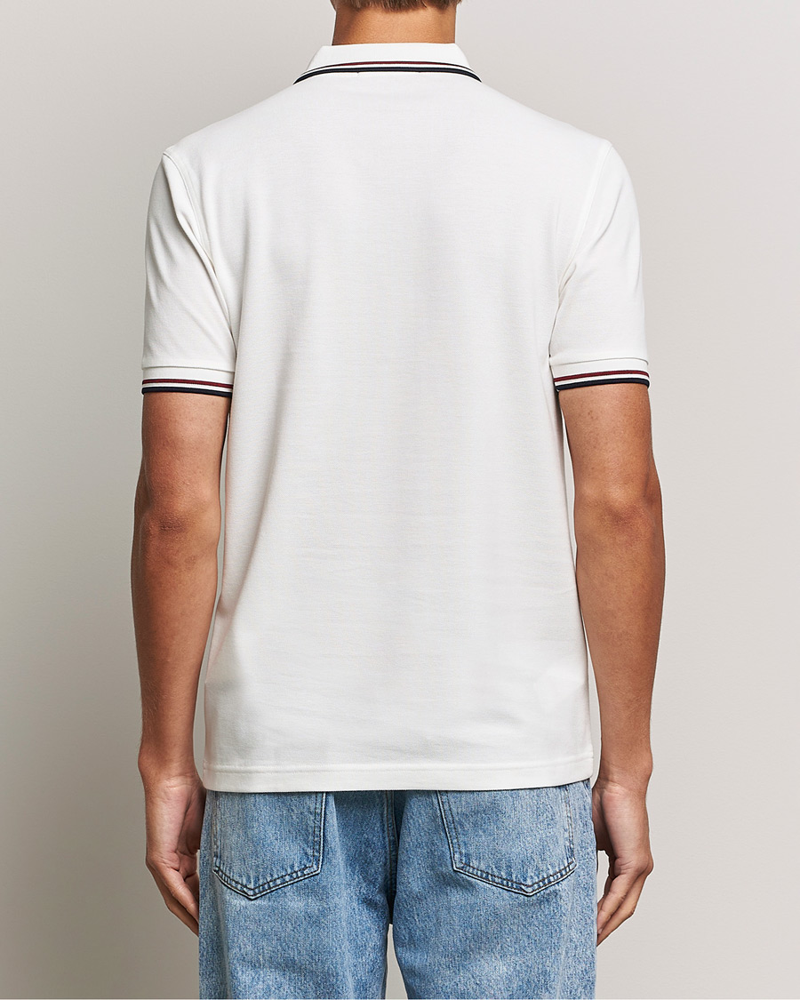 Herr | Pikéer | Fred Perry | Twin Tipped Polo Shirt Snow White