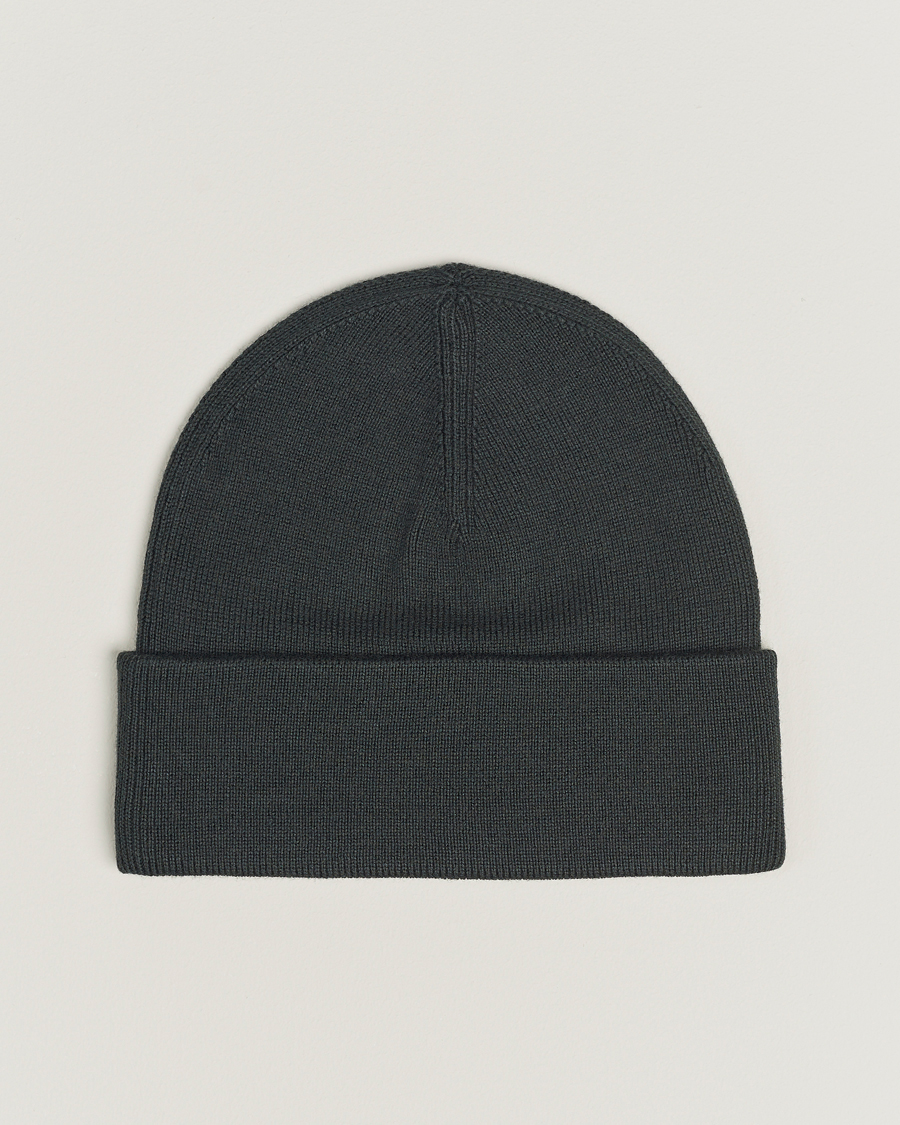 Herr | Fred Perry Merino Wool Beanie Night Green | Fred Perry | Merino Wool Beanie Night Green