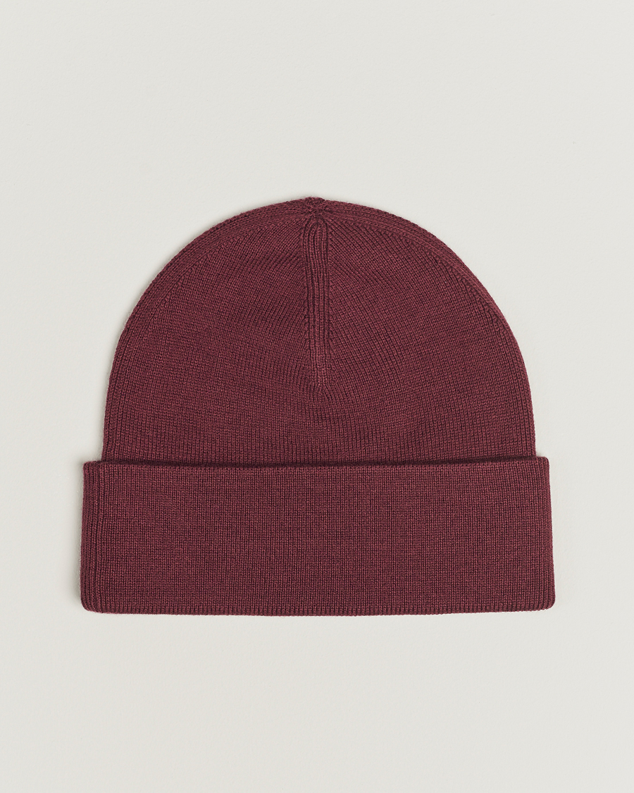 Herr | Fred Perry Merino Wool Beanie Oxblood | Fred Perry | Merino Wool Beanie Oxblood