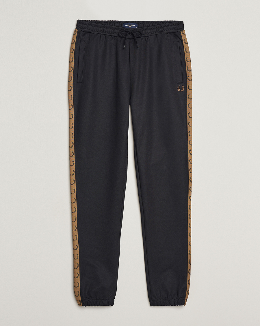 Herr | Byxor | Fred Perry | Taped Track Pants Black