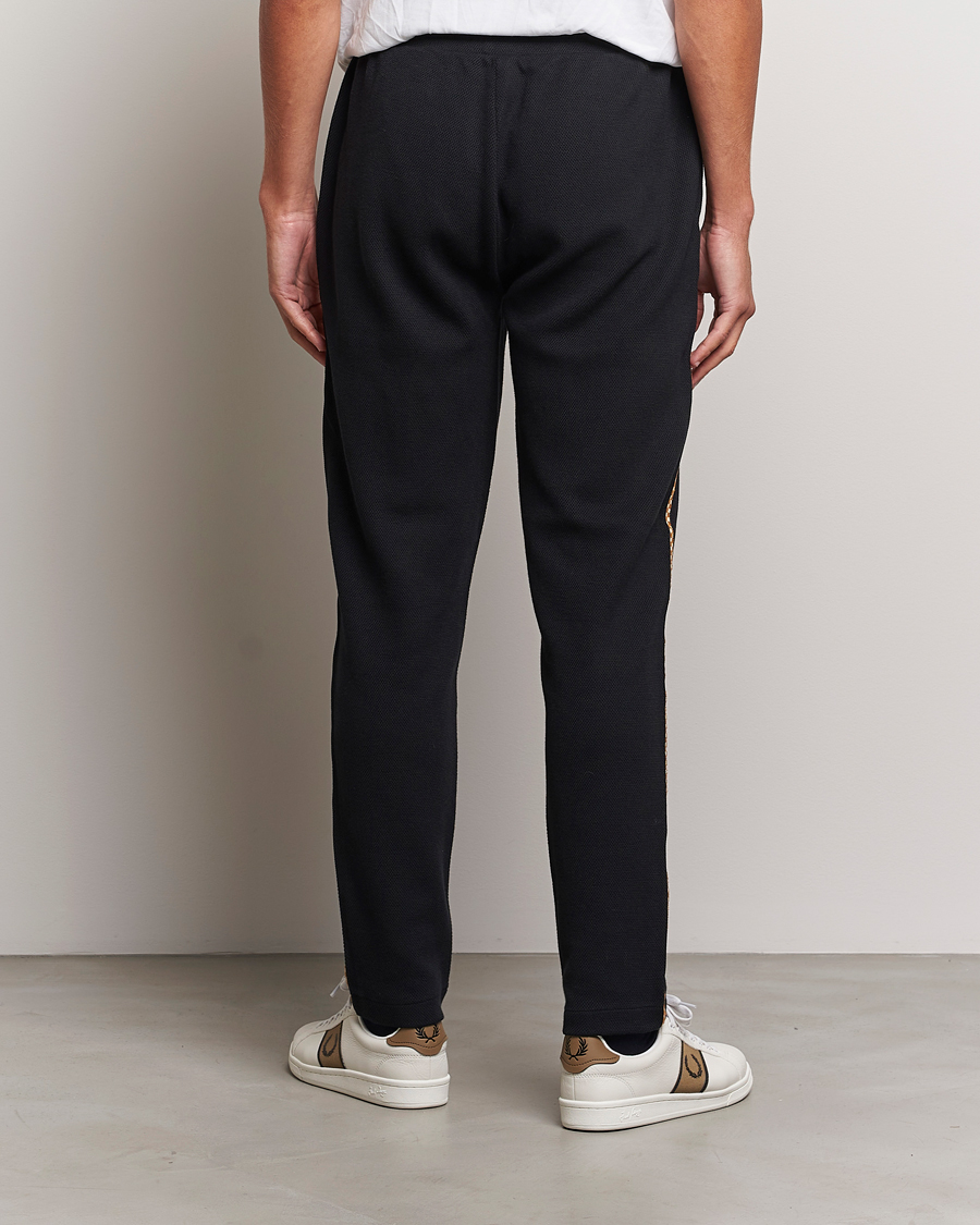 Herr | Byxor | Fred Perry | Checkboard Taped Taped Trackpant Black