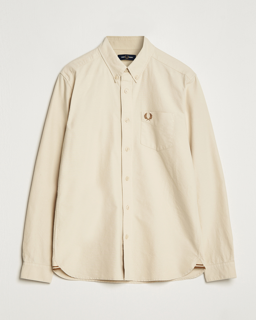 Herr | Skjortor | Fred Perry | Oxford Shirt Oatmeal