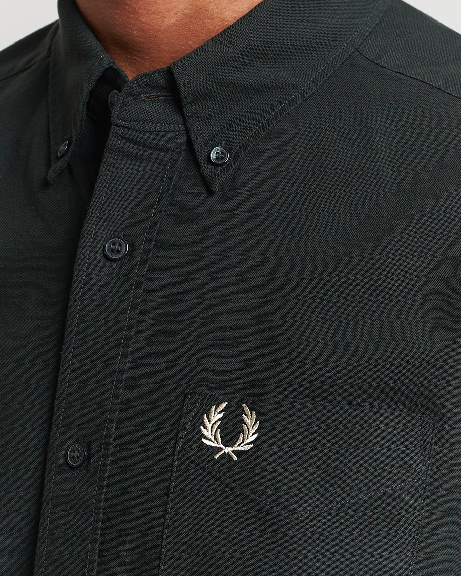 Herr | Skjortor | Fred Perry | Oxford Shirt Night Green