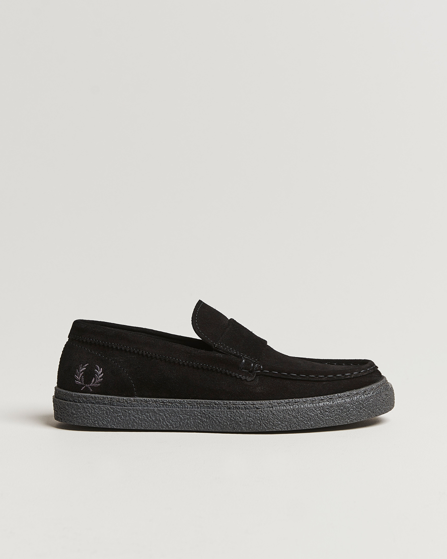 Herr | Fred Perry Dawson Suede Loafer Black | Fred Perry | Dawson Suede Loafer Black