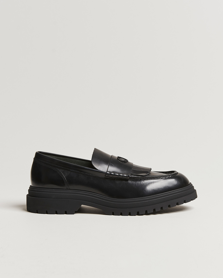 Herr | Fred Perry FP Leather Loafer Black | Fred Perry | FP Leather Loafer Black