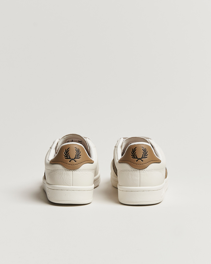 Herr | Fred Perry B721 Leather Sneaker White/Porcelin Black | Fred Perry | B721 Leather Sneaker White/Porcelin Black
