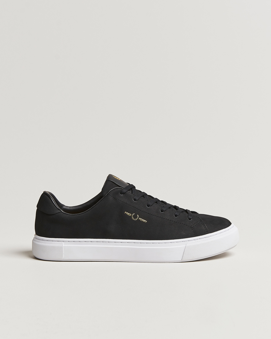 Herr | Fred Perry B71 Oiled Nubuc Sneaker Black | Fred Perry | B71 Oiled Nubuc Sneaker Black
