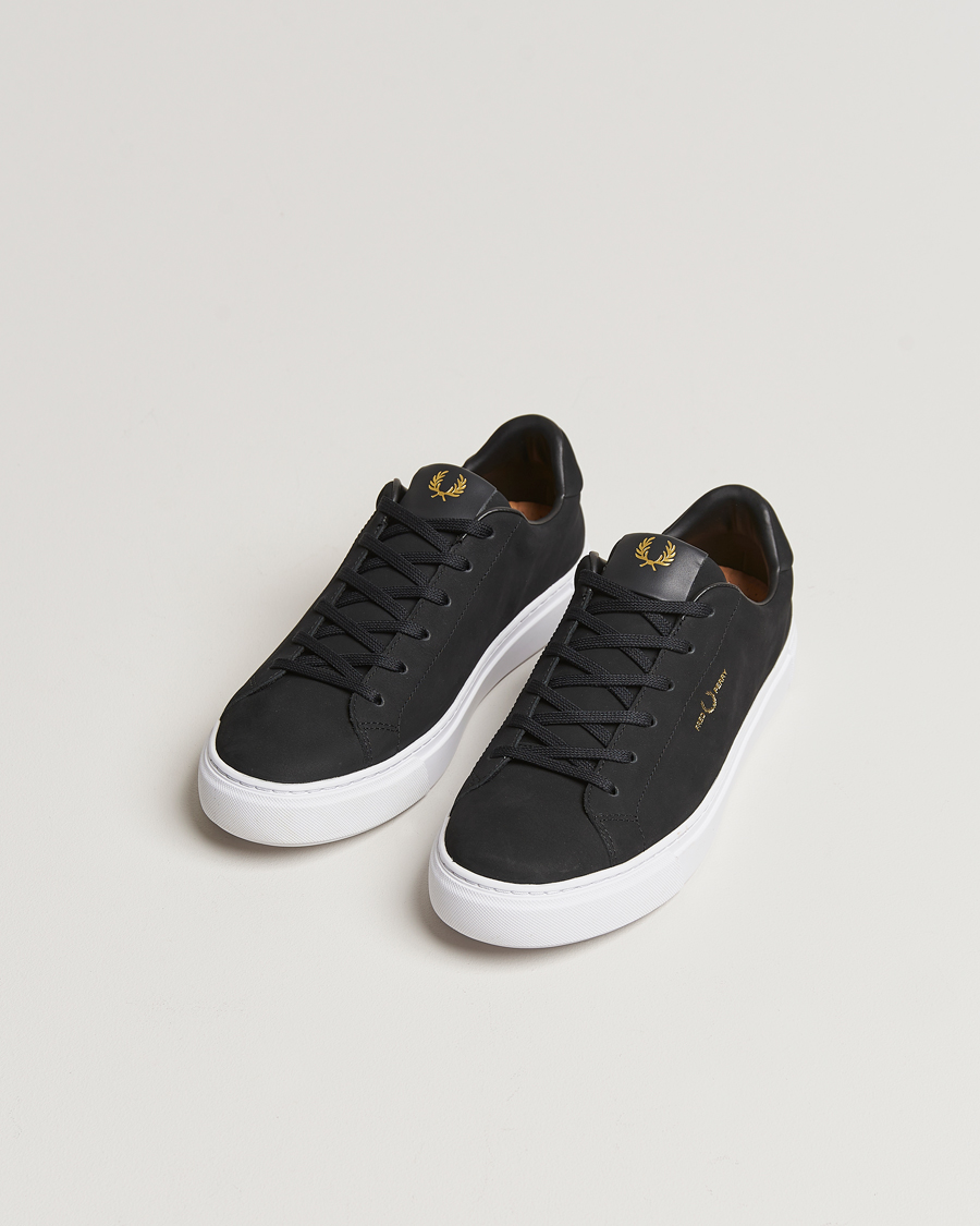 Herr | Fred Perry | Fred Perry | B71 Oiled Nubuc Sneaker Black