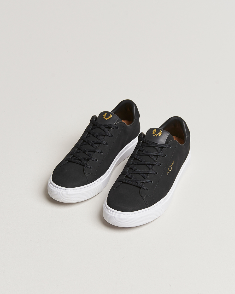 Herr | Fred Perry B71 Oiled Nubuc Sneaker Black | Fred Perry | B71 Oiled Nubuc Sneaker Black