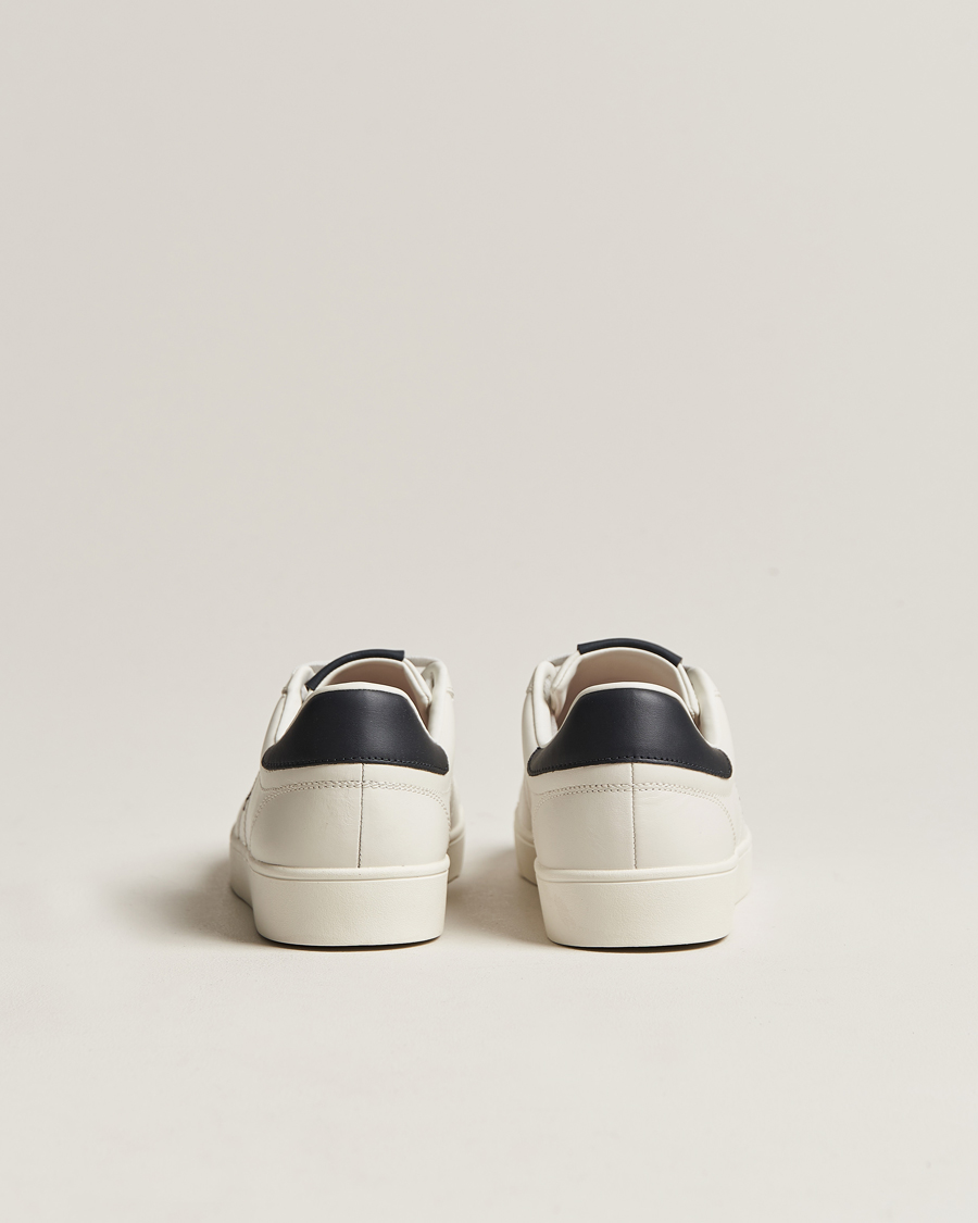 Herr | Sneakers | Fred Perry | Spencer Leather Sneakers Porcelain/Navy