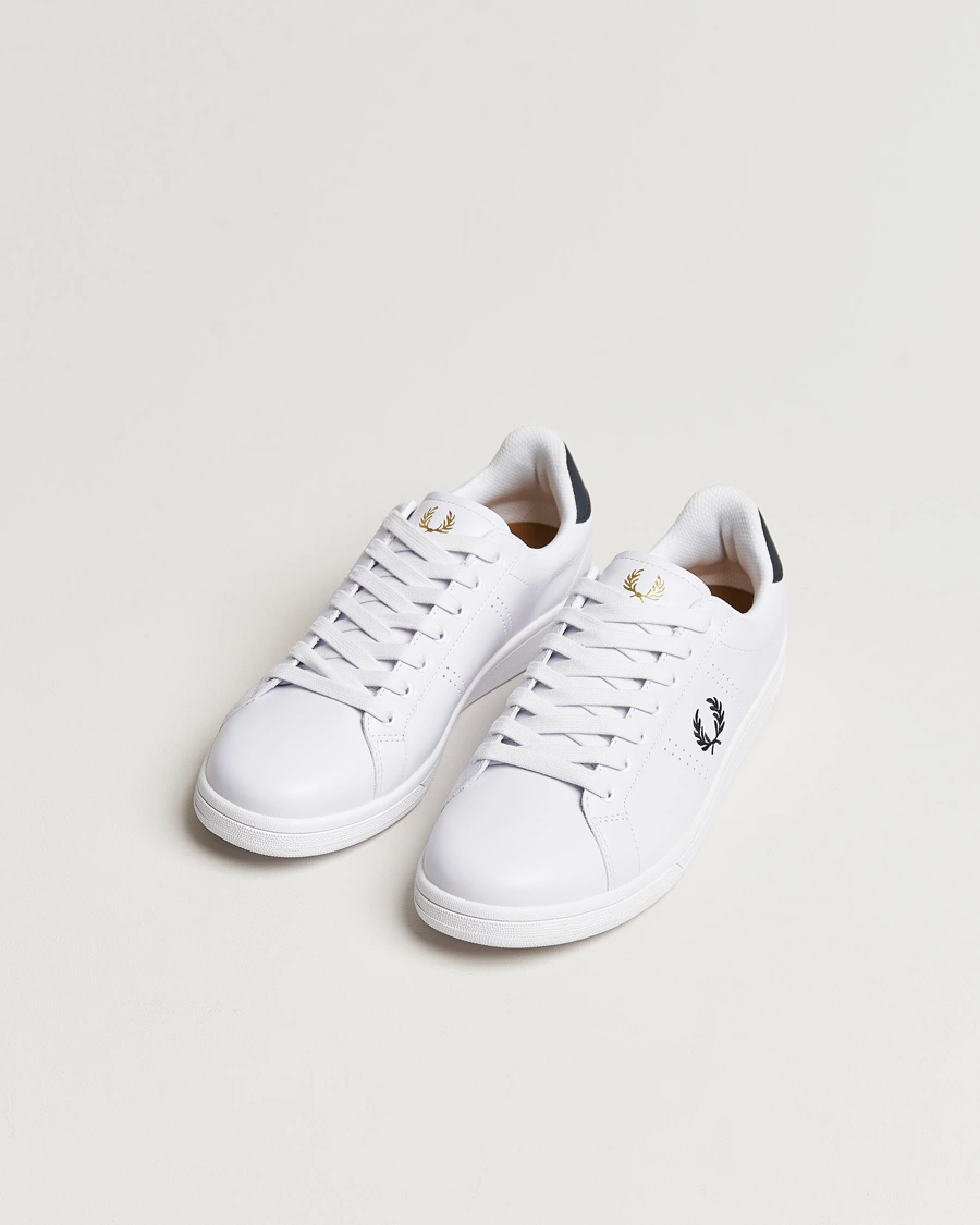 Herr | Vita sneakers | Fred Perry | B721 Leather Sneakers White/Navy