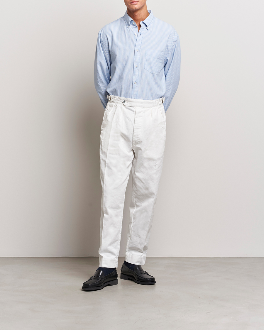Herr | Skjortor | GANT | Regular Fit Archive Oxford Striped Shirt Muted Blue