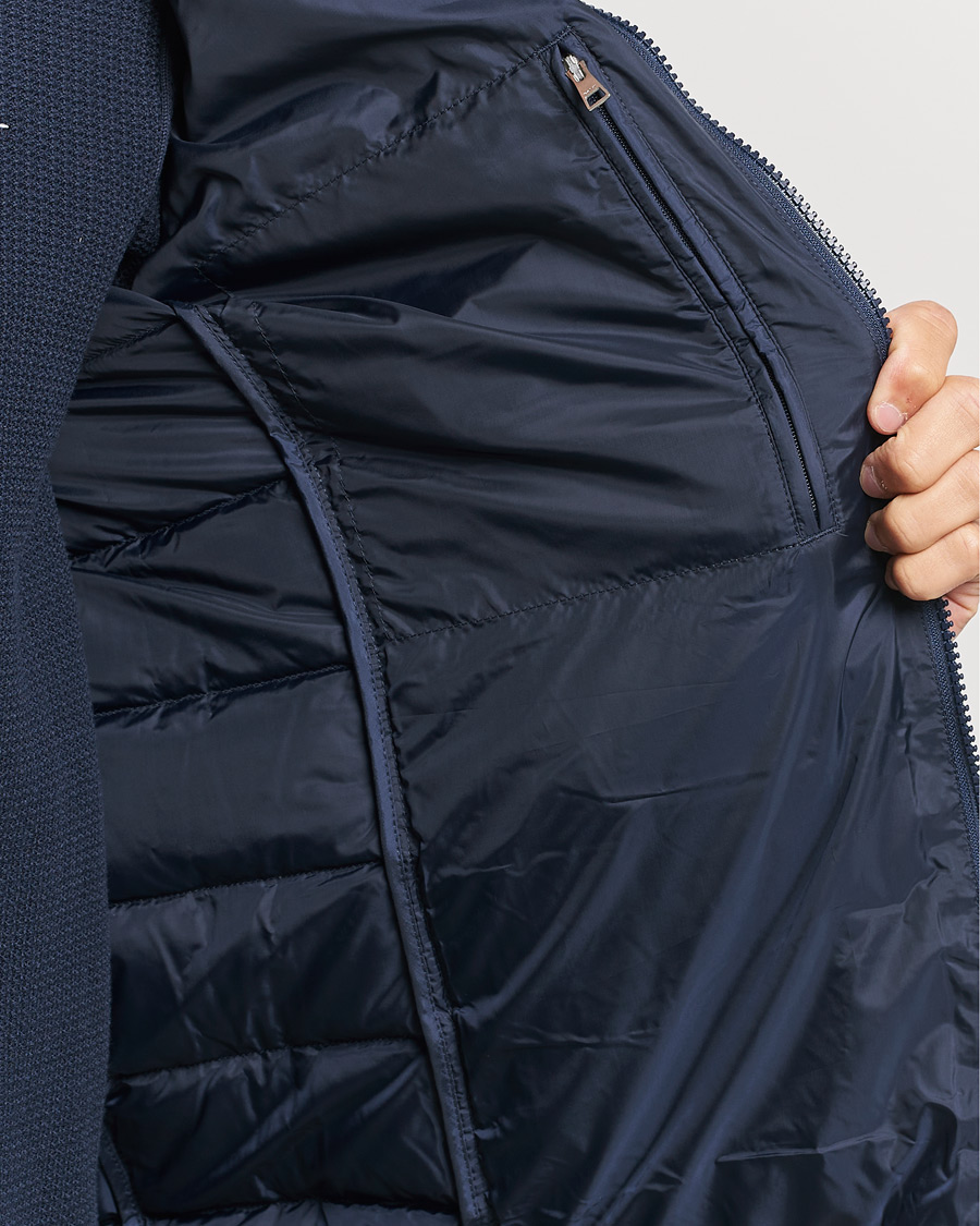 Herr | Jackor | GANT | Light Down Hooded Jacket Evening Blue