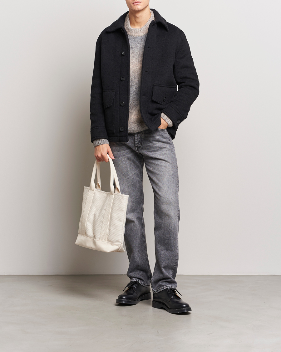 Herr | Jackor | GANT | Short Wool Jacket Black