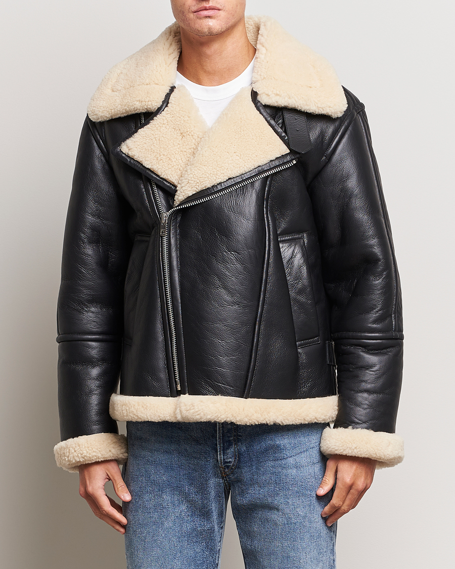 Herr | Jackor | GANT | Heavy Shearling Jacket Black