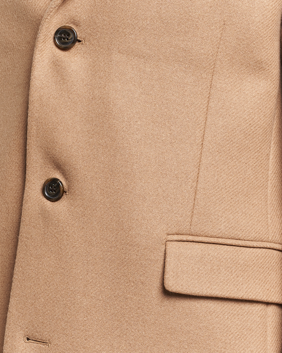 Herr | Jackor | GANT | Tailored Wool Coat Mustard Beige