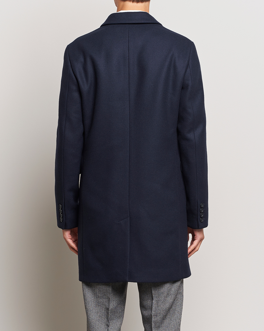 Herr | Jackor | GANT | Tailored Wool Coat Night Blue