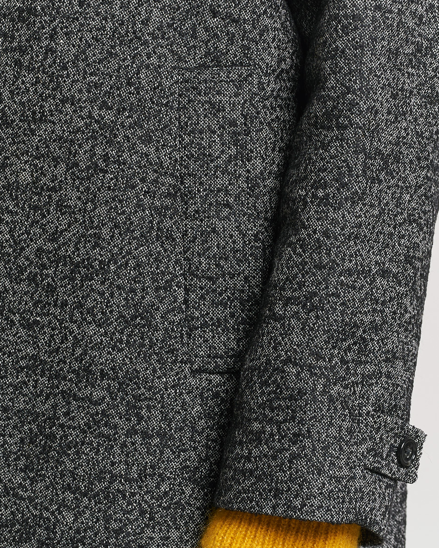 Herr | Jackor | GANT | Relaxed Fit Wool Coat Ebony Black