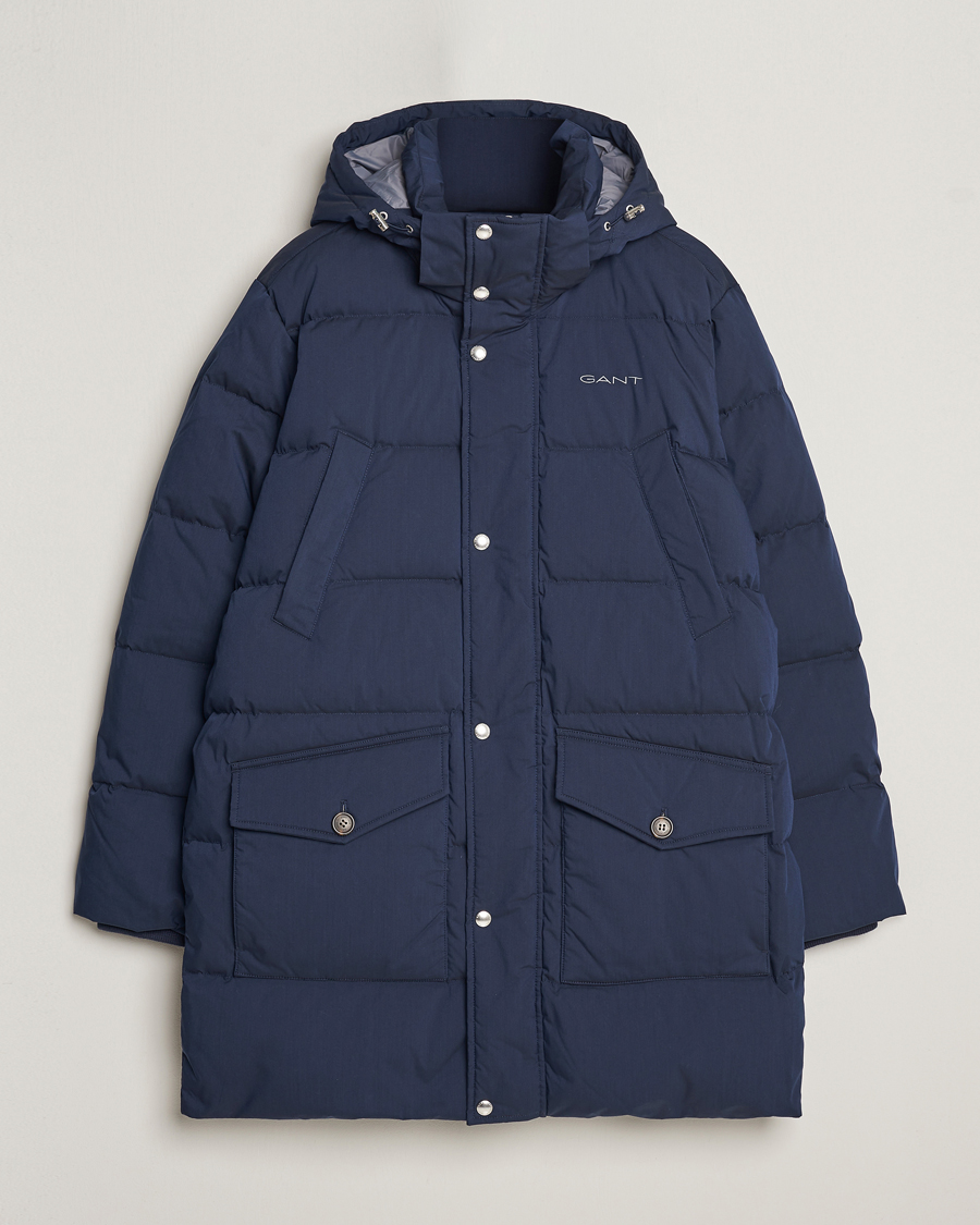 Herr | Jackor | GANT | Long Alta Down Parka Evening Blue