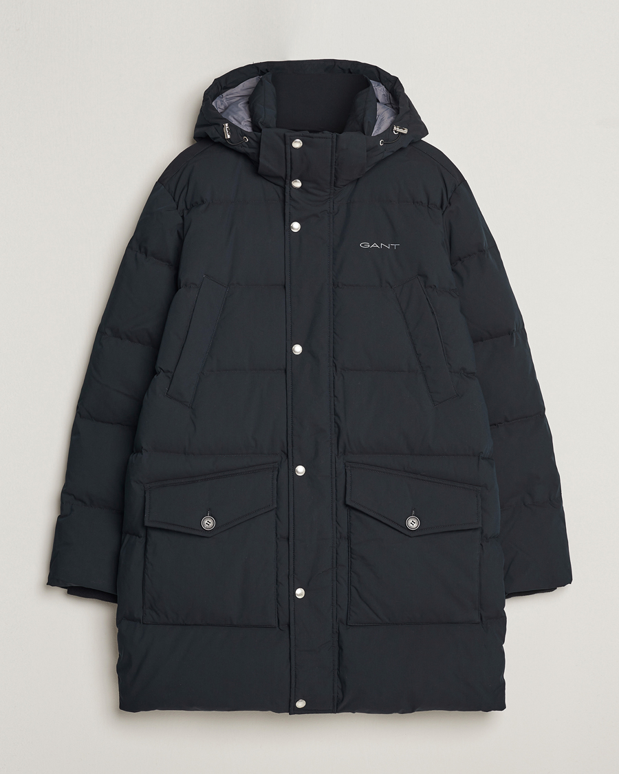 Herr | Jackor | GANT | Long Alta Down Parka Black