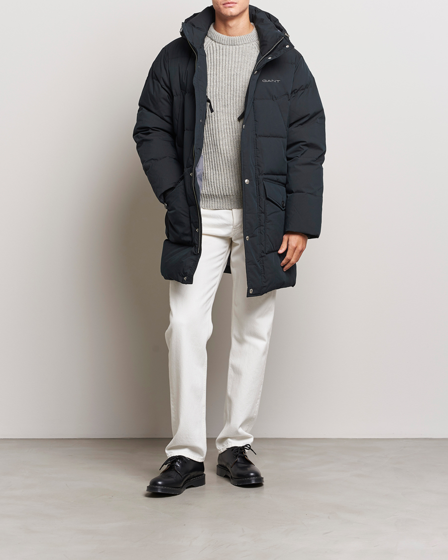 Herr | Jackor | GANT | Long Alta Down Parka Black