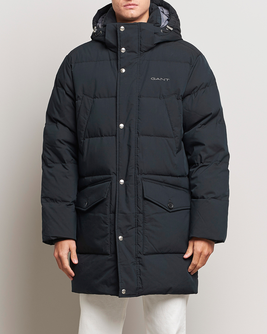 Herr | Jackor | GANT | Long Alta Down Parka Black