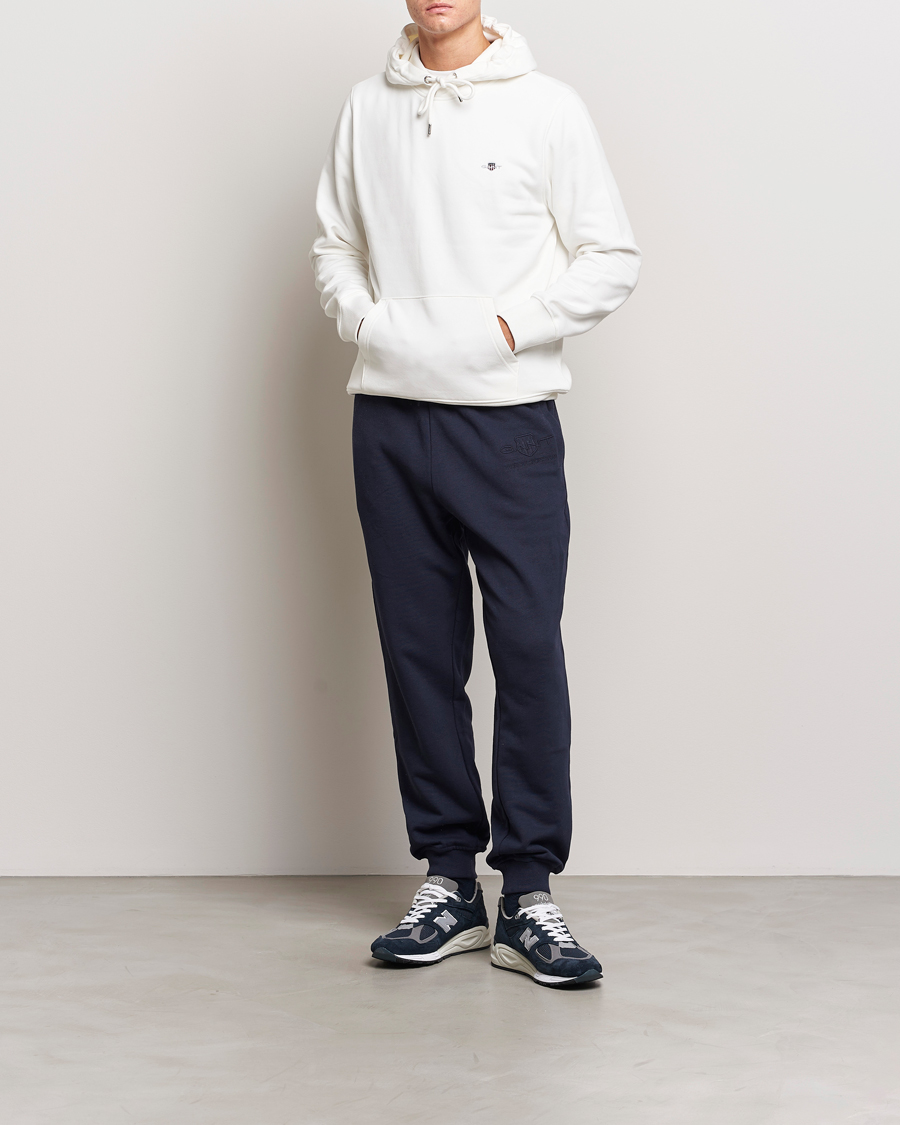 Herr | Byxor | GANT | Archive Shield Sweatpants Evening Blue
