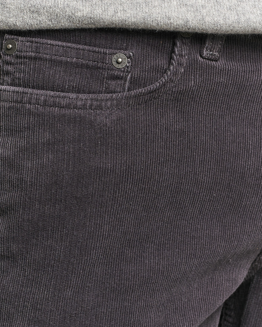 Herr | Byxor | GANT | Cord 5-Pocket Jeans Antracite