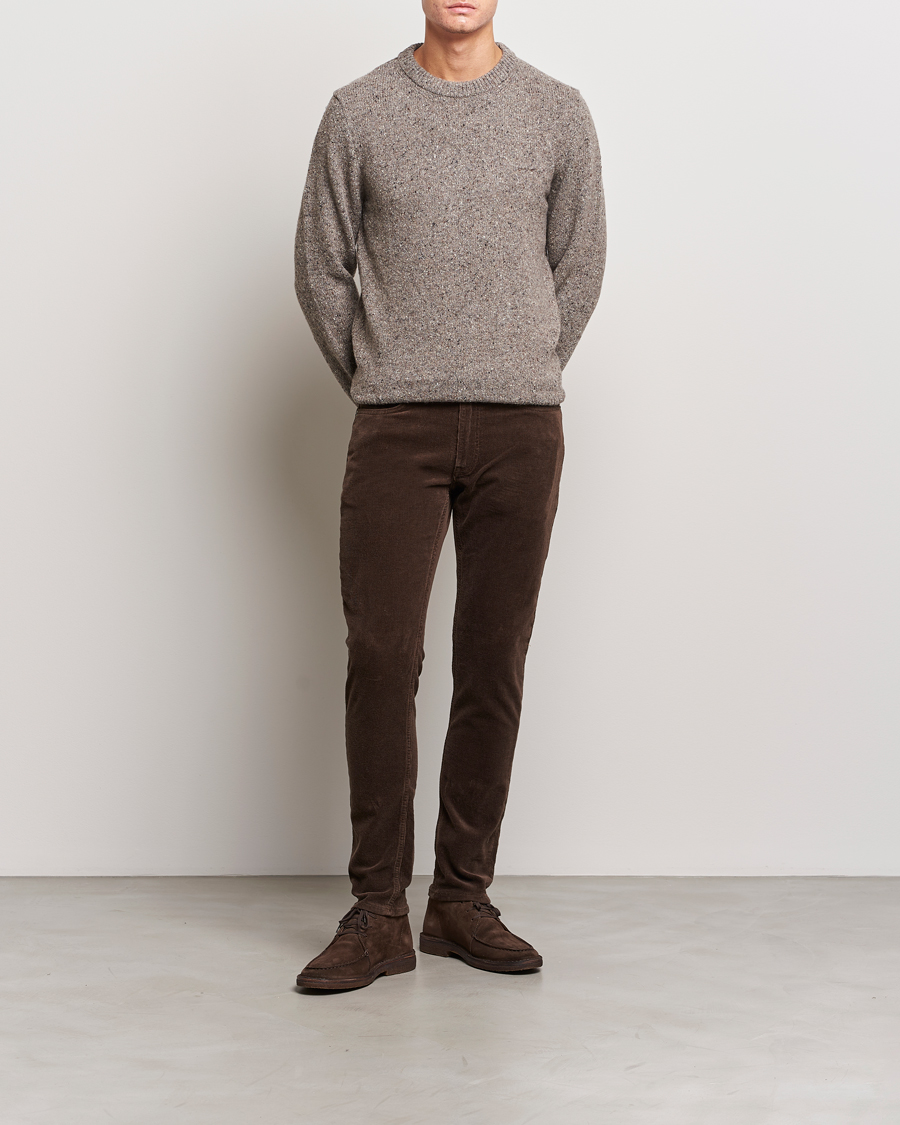 Herr | Byxor | Gant | Cord 5-Pocket Jeans Rich Brown