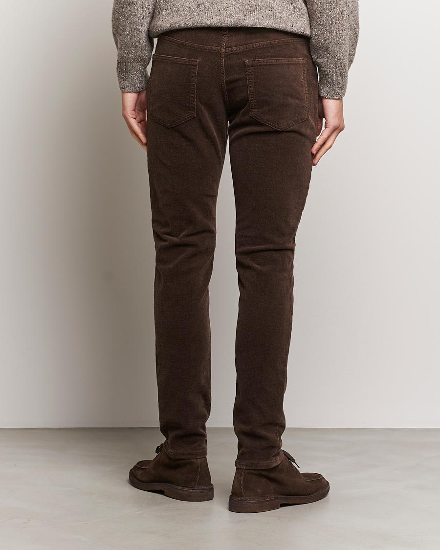 Herr | Byxor | GANT | Cord 5-Pocket Jeans Rich Brown