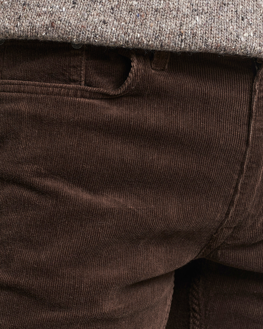 Herr | Byxor | Gant | Cord 5-Pocket Jeans Rich Brown