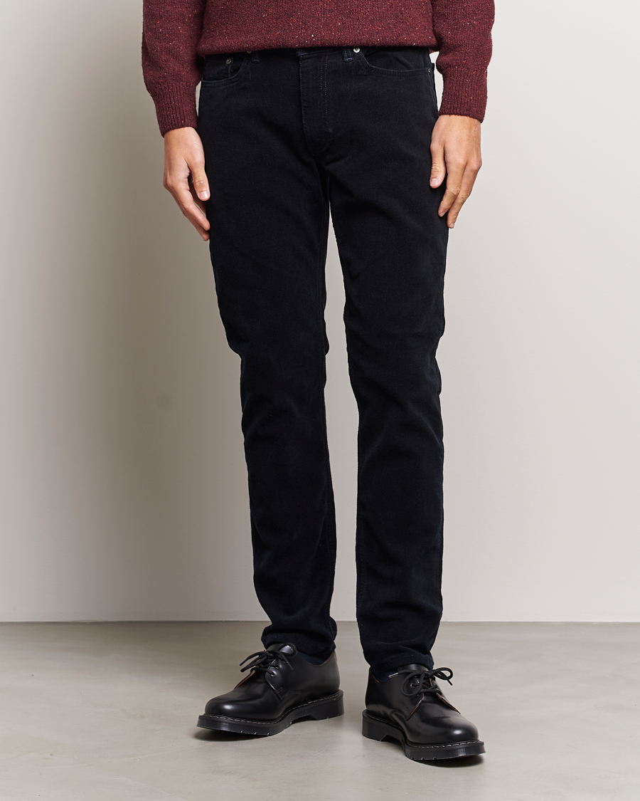 Herr | Byxor | GANT | Cord 5-Pocket Jeans Evening Blue