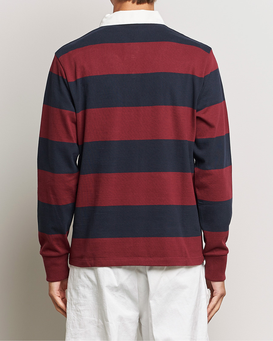 Herr | Tröjor | GANT | Original Barstripe Heavy Rugger Plumped Red