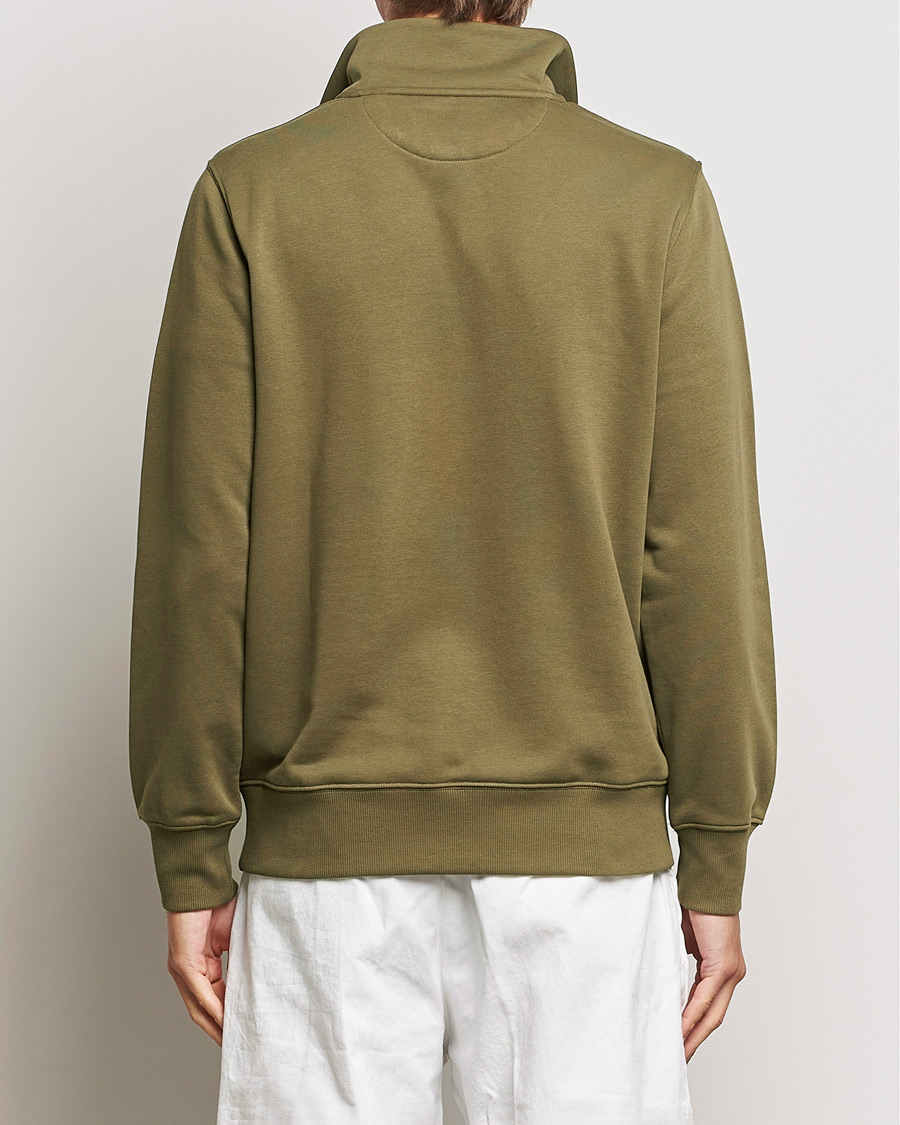Herr | Tröjor | GANT | Original Half Zip Sweater Juniper Green