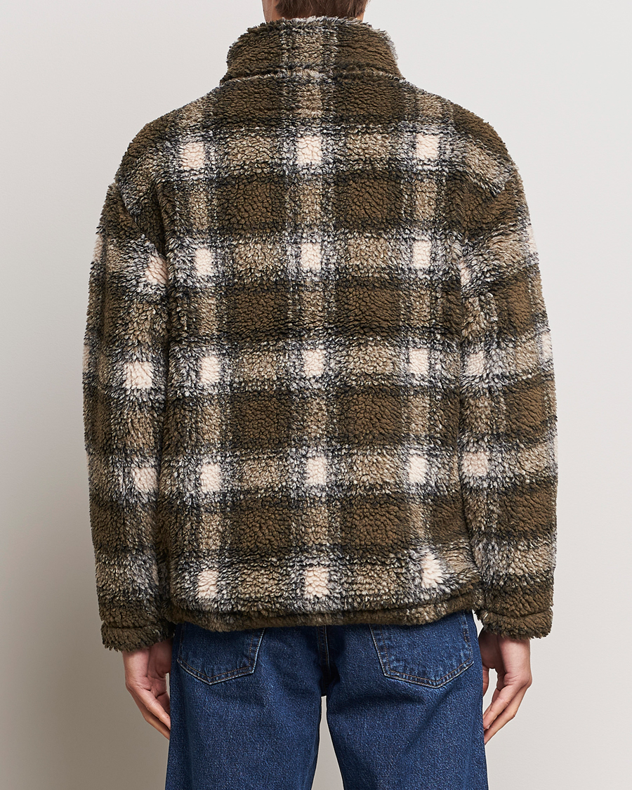 Herr | Tröjor | GANT | Checked Shepra Fleece Full Zip Multi