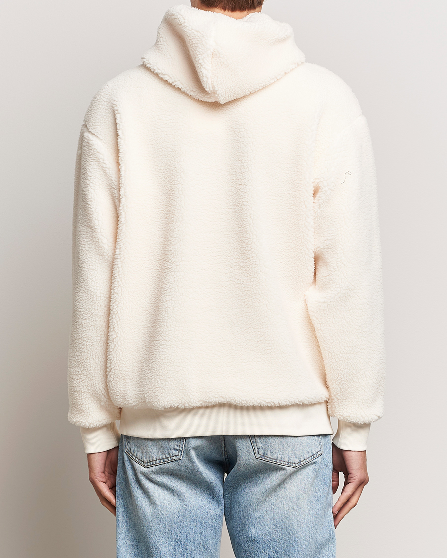 Herr | Tröjor | GANT | Sherpa Fleece Hoodie Cream