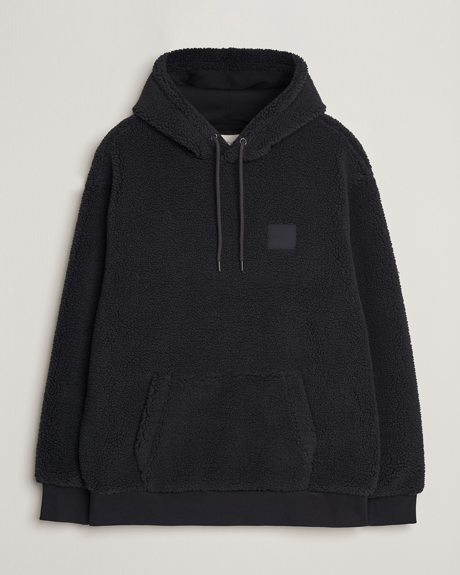 Herr | Tröjor | GANT | Sherpa Fleece Hoodie Black