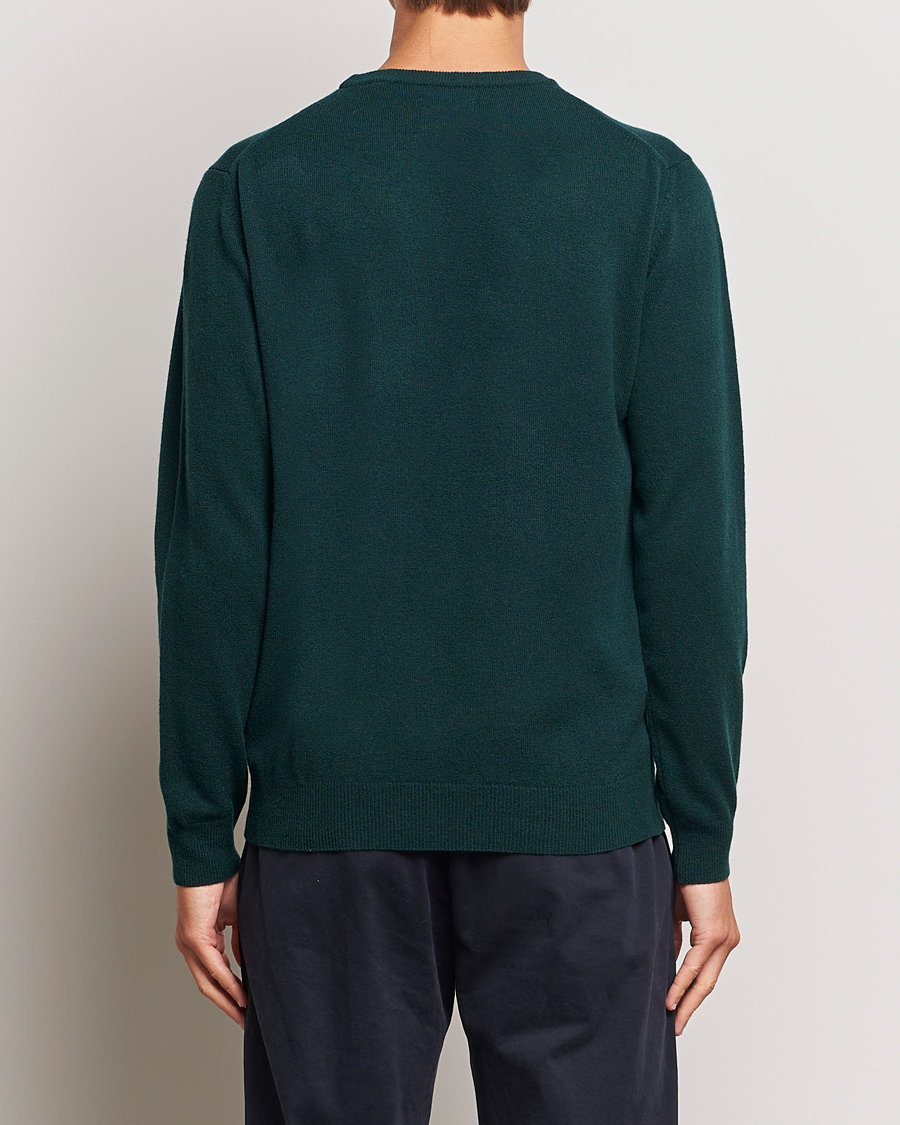 Herr | Tröjor | GANT | Lambswool Crew Neck Pullover Tartan Green